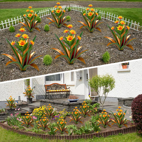 TOMBABY outdoor agave art for patios and walkways