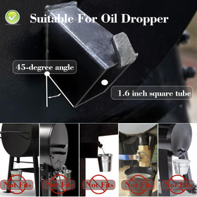 Tombili grease bucket easy 5-minute assembly for pellet grills