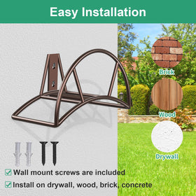 TomCare easy-install hose holder with screws for quick setup.