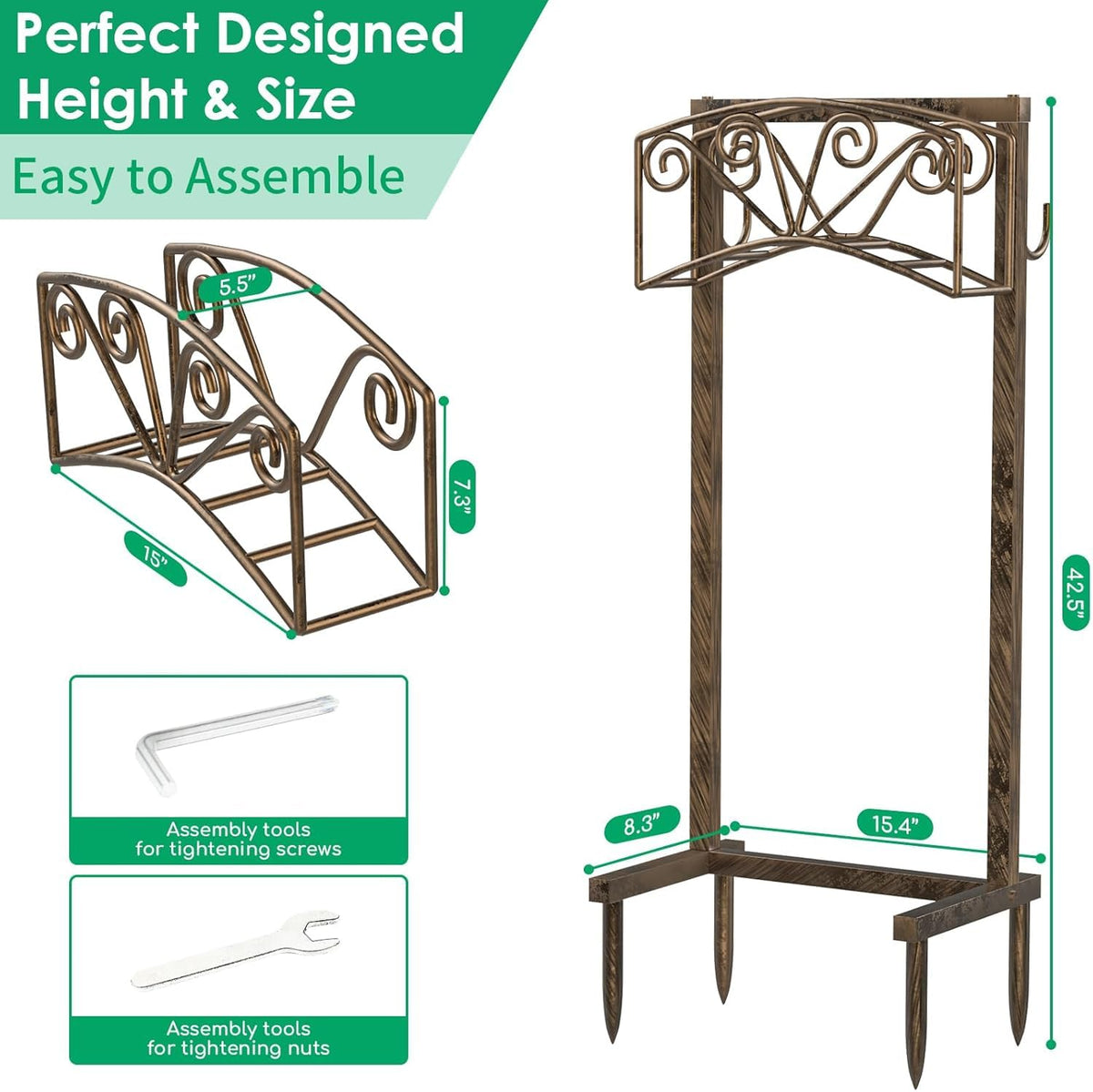 TomCare hose holder makes a practical garden gift for enthusiasts.