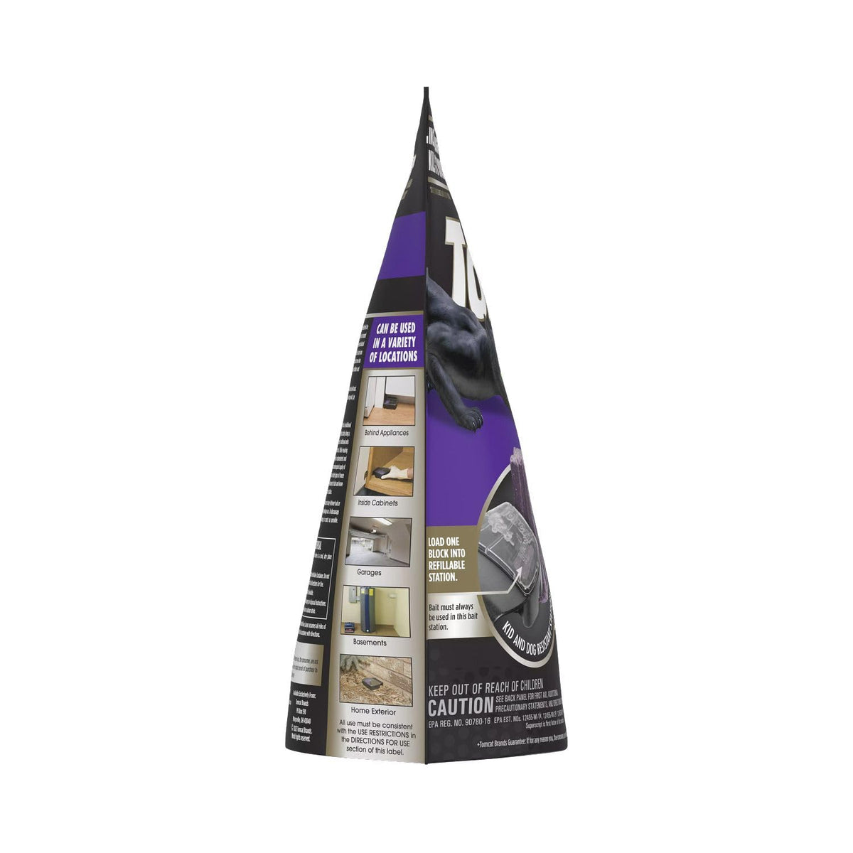 Tomcat Advanced Brand Station designed for indoor and outdoor use against mice.