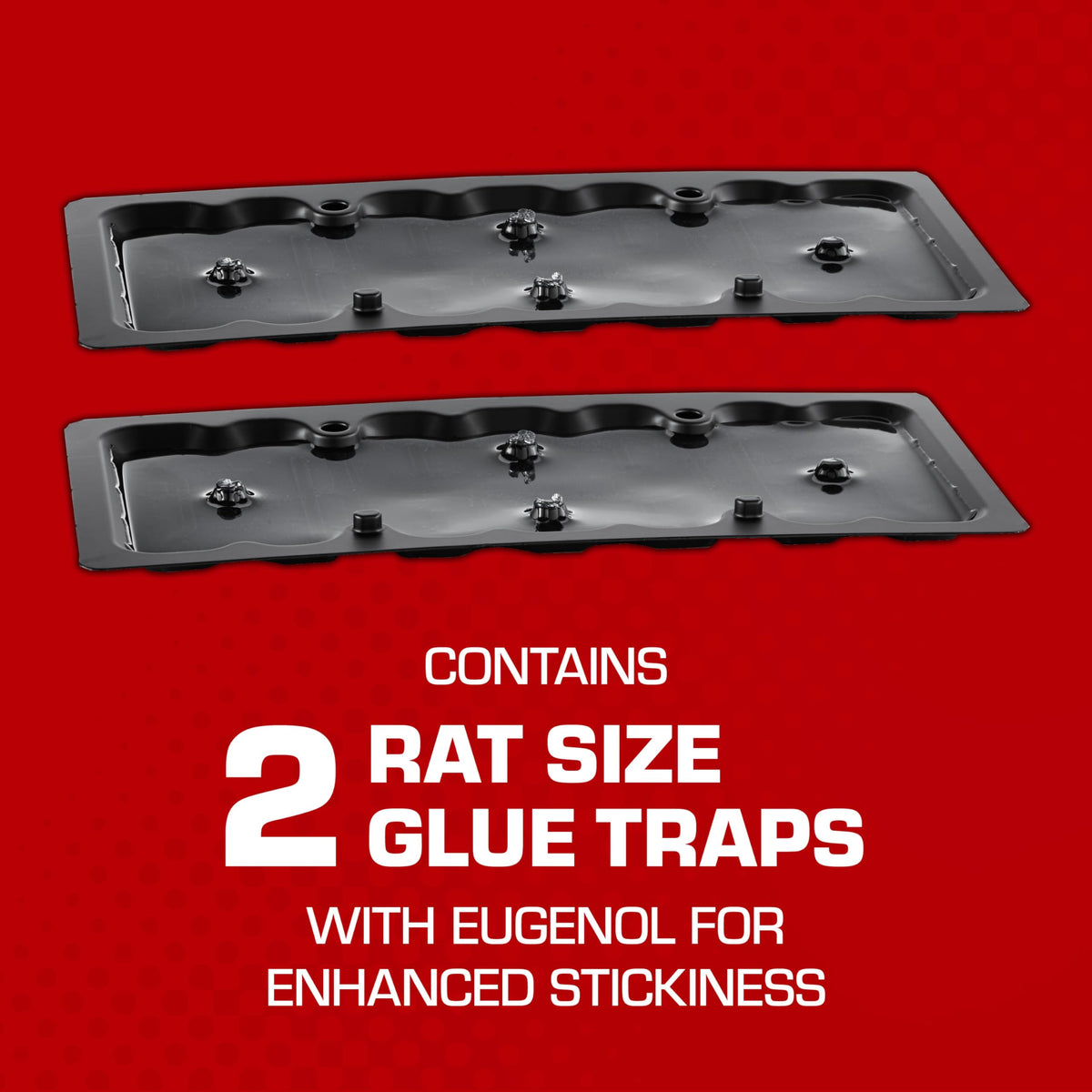 Tomcat Glue Traps with Eugenol scent enhance stickiness and attract pests
