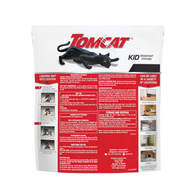 Tomcat Mouse Killer station with clear lid for easy bait monitoring.