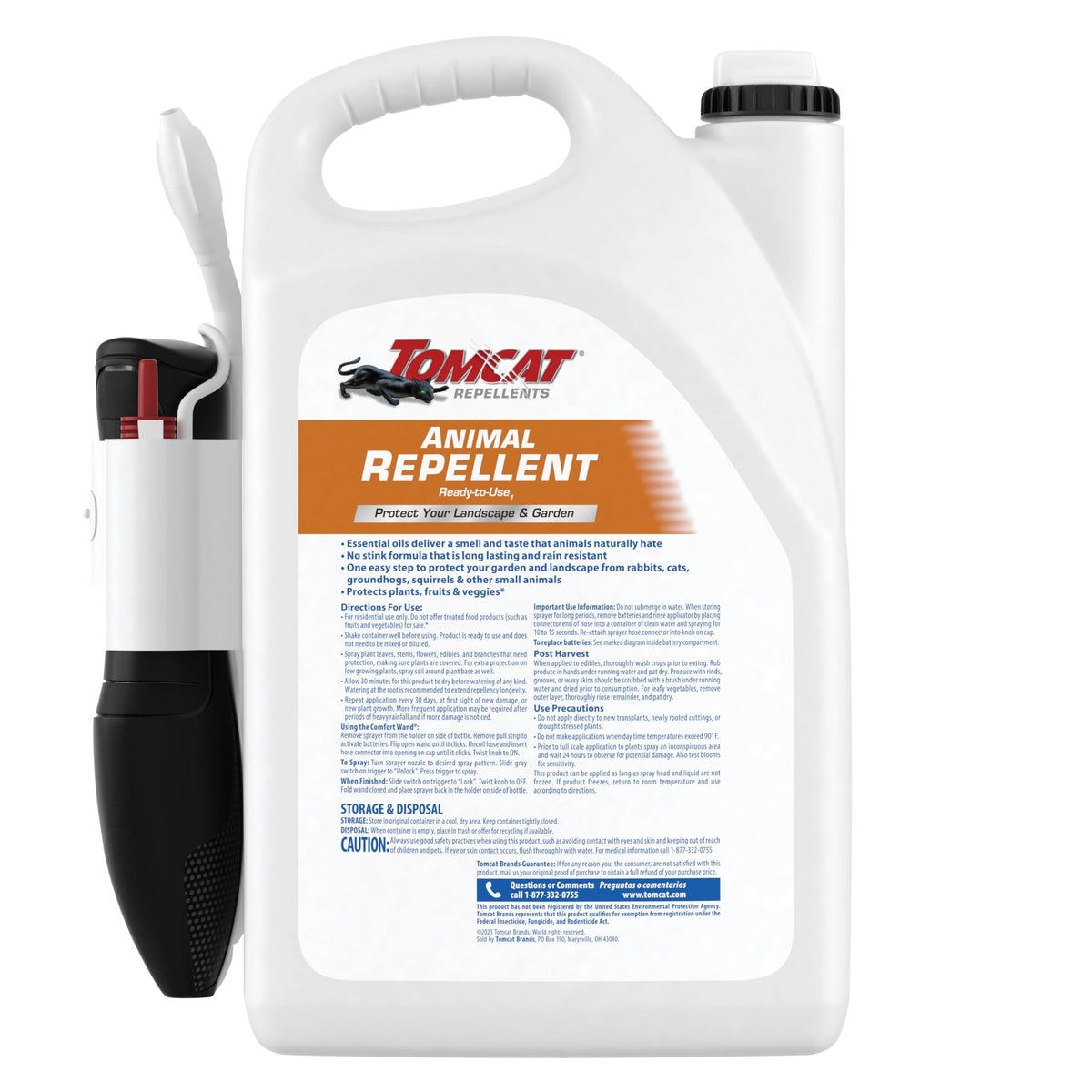 Tomcat Repellents Comfort Wand enables easy, mess-free application.