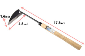 Tomerry long-handle grip improves reach and comfort during weeding.