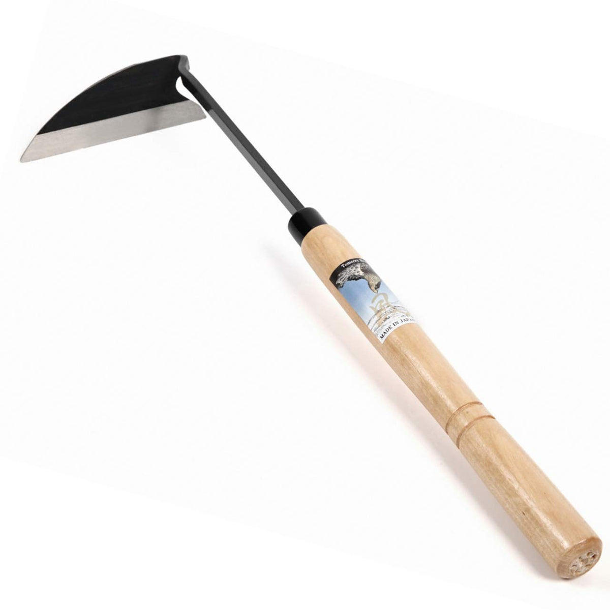 Tomerry Nejiri Kama sharp edge enables precise ground-level weed cutting.