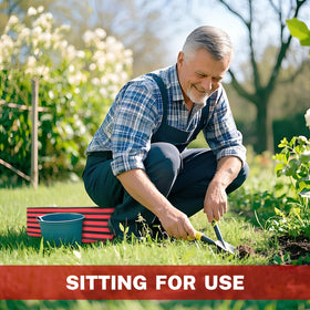TOMMARS kneeling pad surface is waterproof and oil-resistant to protect from spills