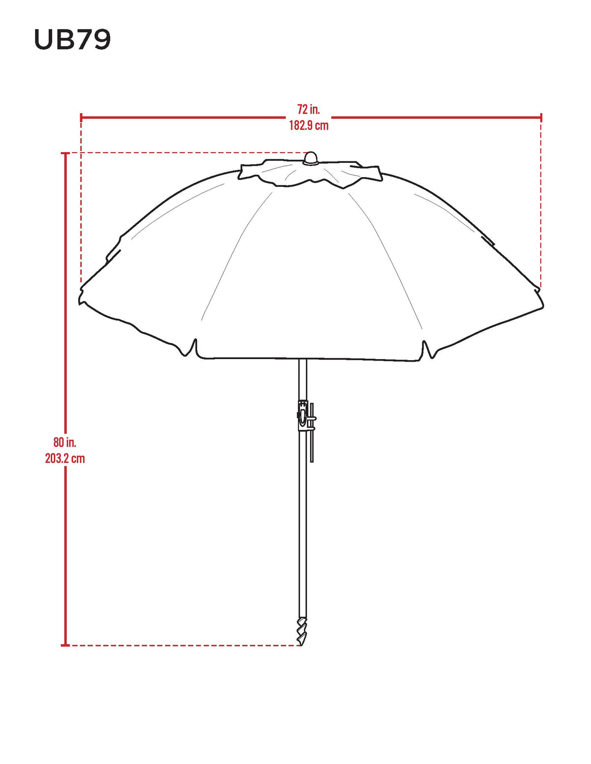 Tommy Bahama umbrella setup in seconds demonstrates quick, hassle-free deployment.