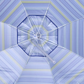 Tommy Bahama UPF 50 fabric plus top vent enhances protection and wind stability.