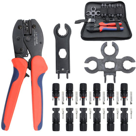TOMSHIELE MC-4 connector kit package: quick, secure solar panel connections.