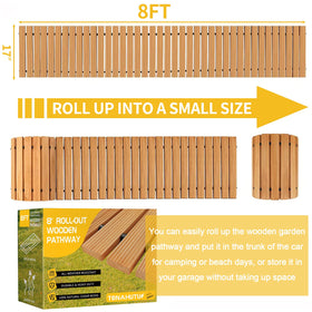 TONAHUTU roll-up pathway used without tools for flexible event layouts.