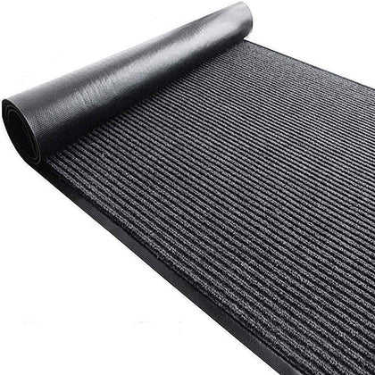 Tonchean 3x10 commercial entrance mat at a doorway, heavy-duty for busy entrances.