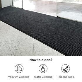 Tonchean non-slip backing mat prevents slips in hallways and entryways.