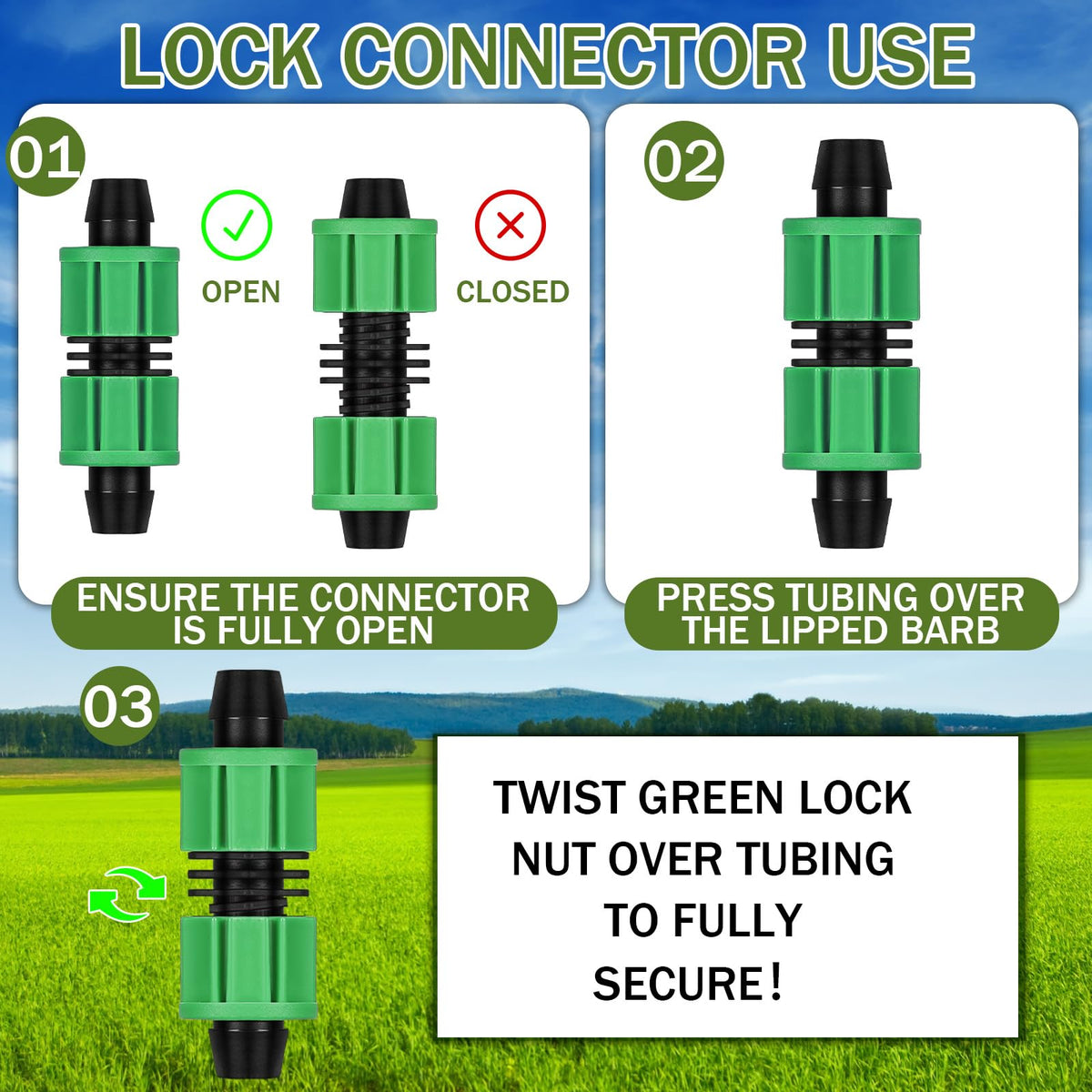 Tondiamo on/off valve for easy irrigation control