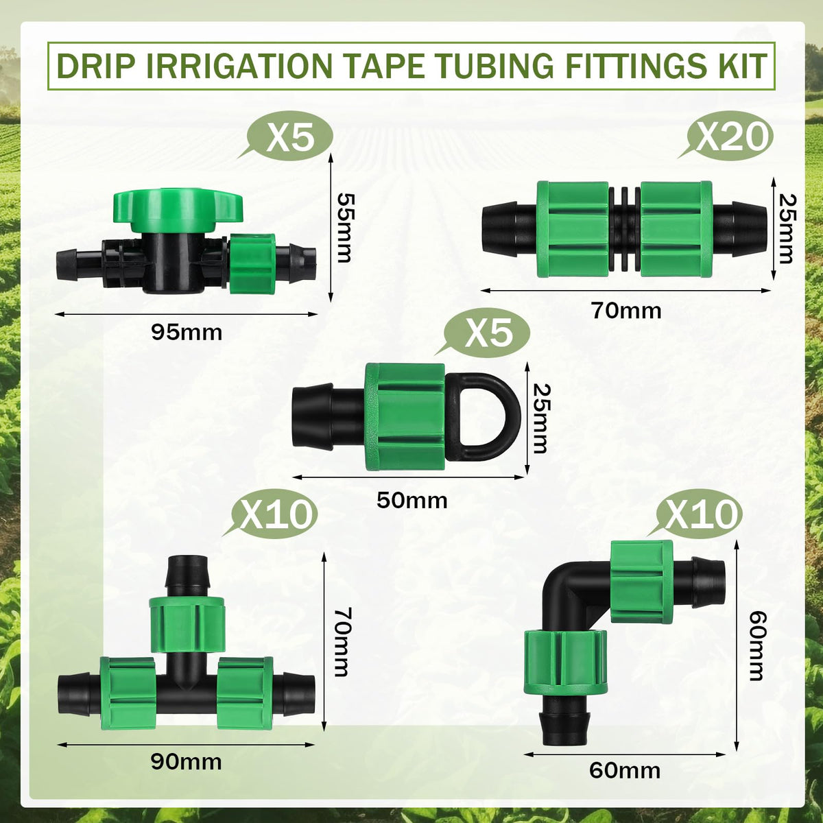 Tondiamo tee fitting enables flexible garden watering layouts