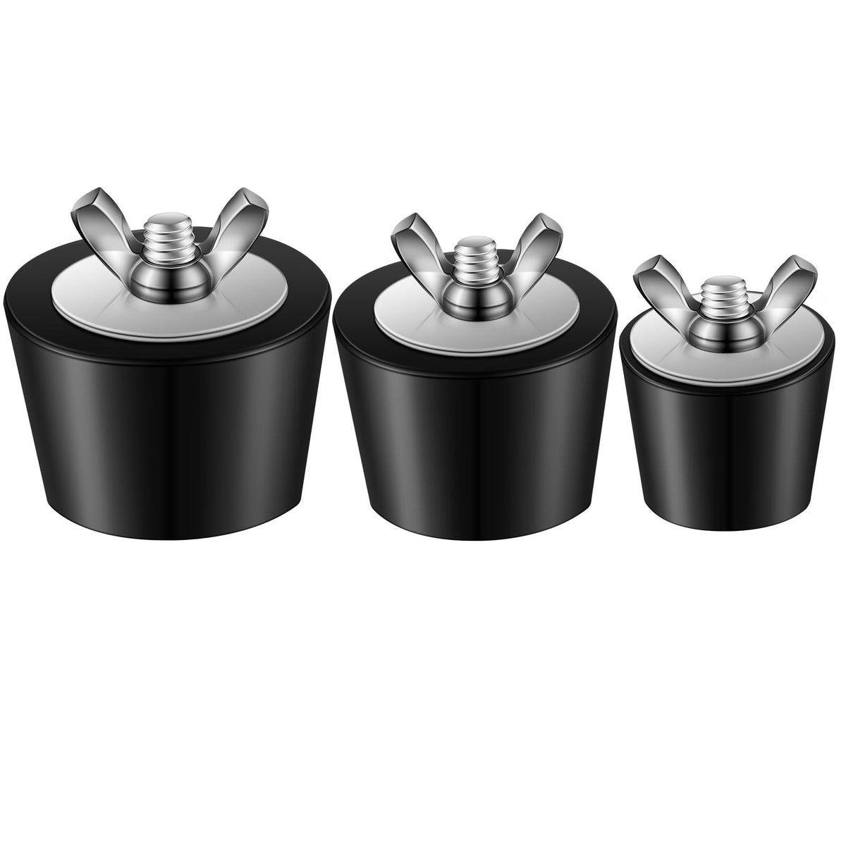 Tondiamo pool plug 1-inch size sealing the return line for winter storage.