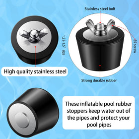 Tondiamo pool plug 2-inch heavy-duty seal for larger return lines