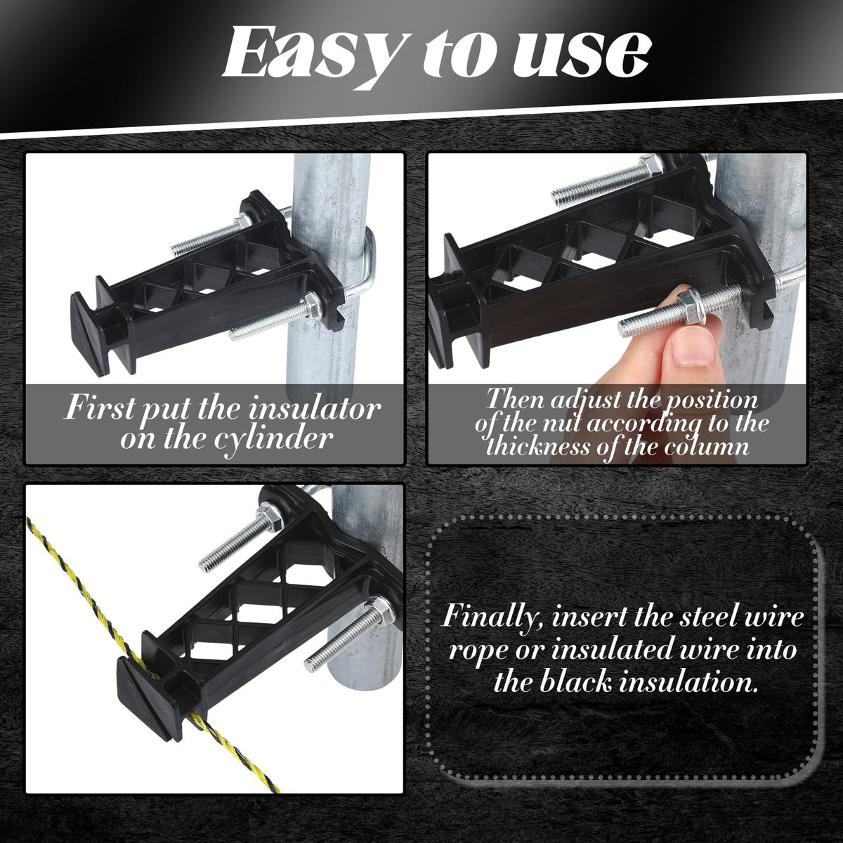 Tondiamo holds pliable rope up to 3/8 inch for versatile tensioning
