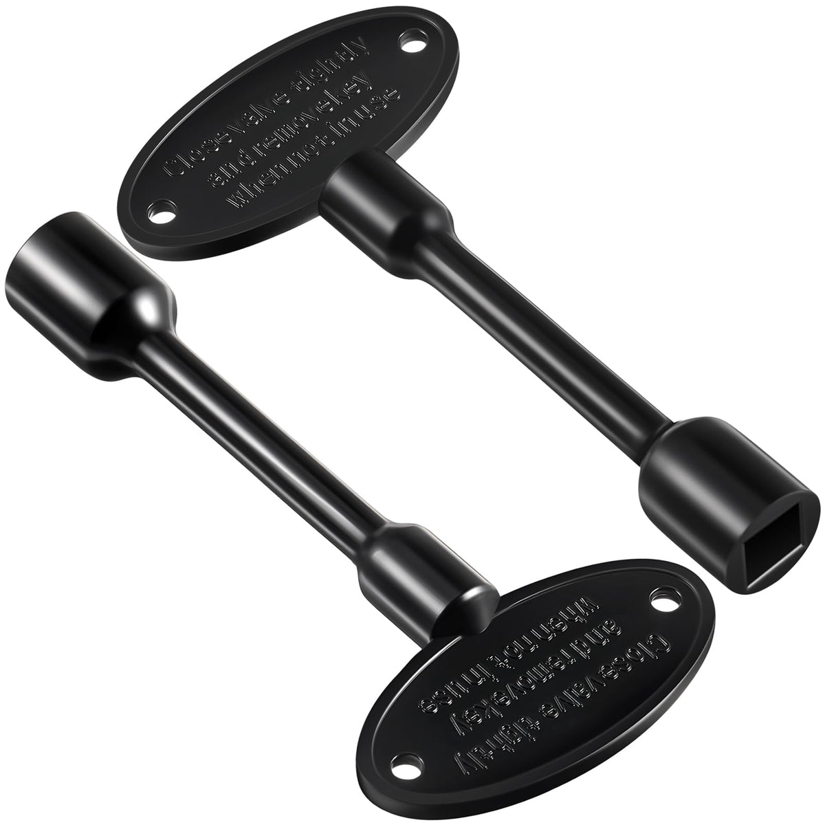 Tondiamo universal 3-inch gas valve key in black for quick valve access