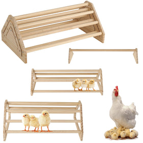 TonGass 3-pack 15-75-inch chicken perch for stable roosting in coops