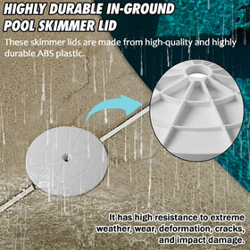 TonGass durable ABS lid closeup with textured surface and UV stabilizers