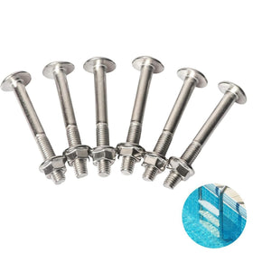 TonGass bolts and nuts set for pool ladders with corrosion resistance.
