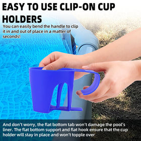 TonGass cup holders compatible with round 2-inch top bars showcased.