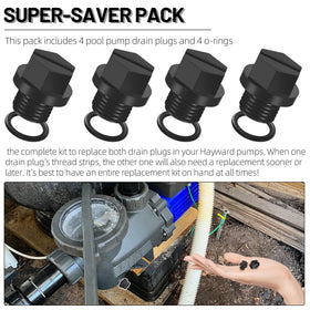 O rings included with TonGass drain plug kit