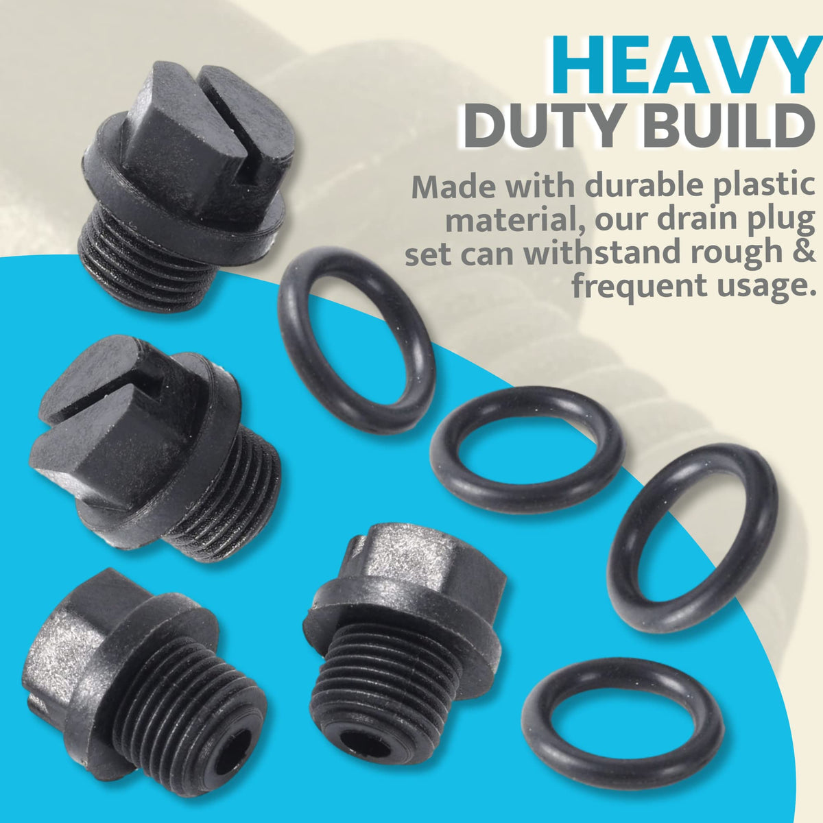 Slotted top TonGass plug for easy installation and less stripping