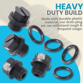 Slotted top TonGass plug for easy installation and less stripping