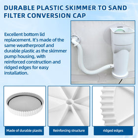 TonGass cap with ridged edges facilitates quick installation