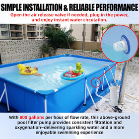 TonGass pump design simplifies cartridge cleaning and replacement.