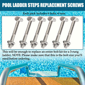 Six bolts, nuts, and washers in one practical pack.