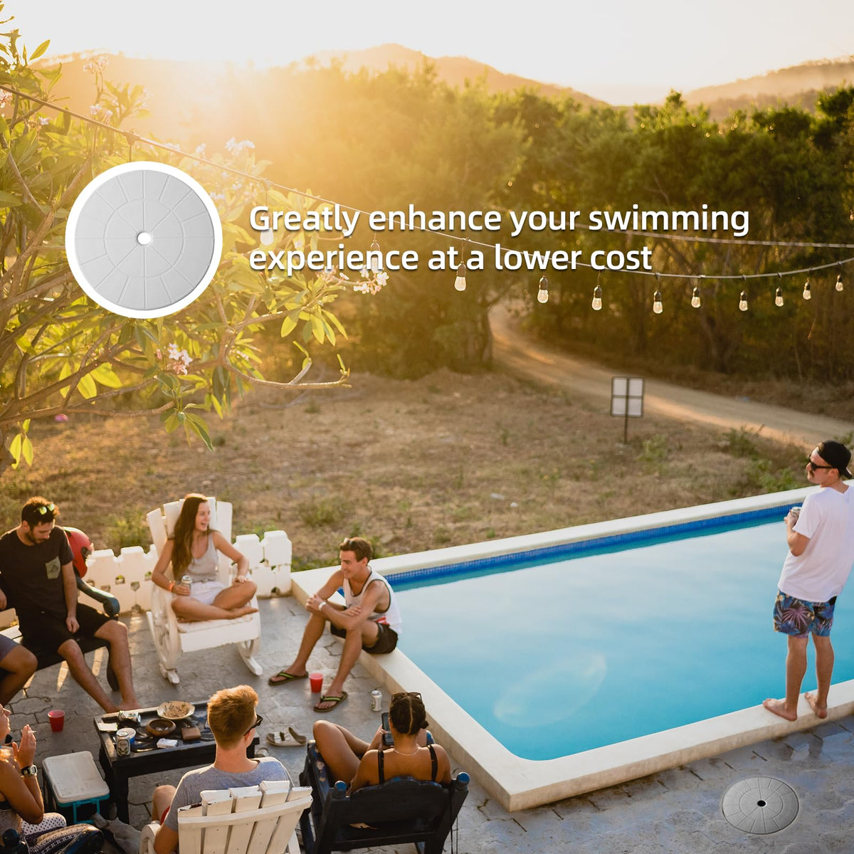 TonGass spa lid variant shown for hot water environments