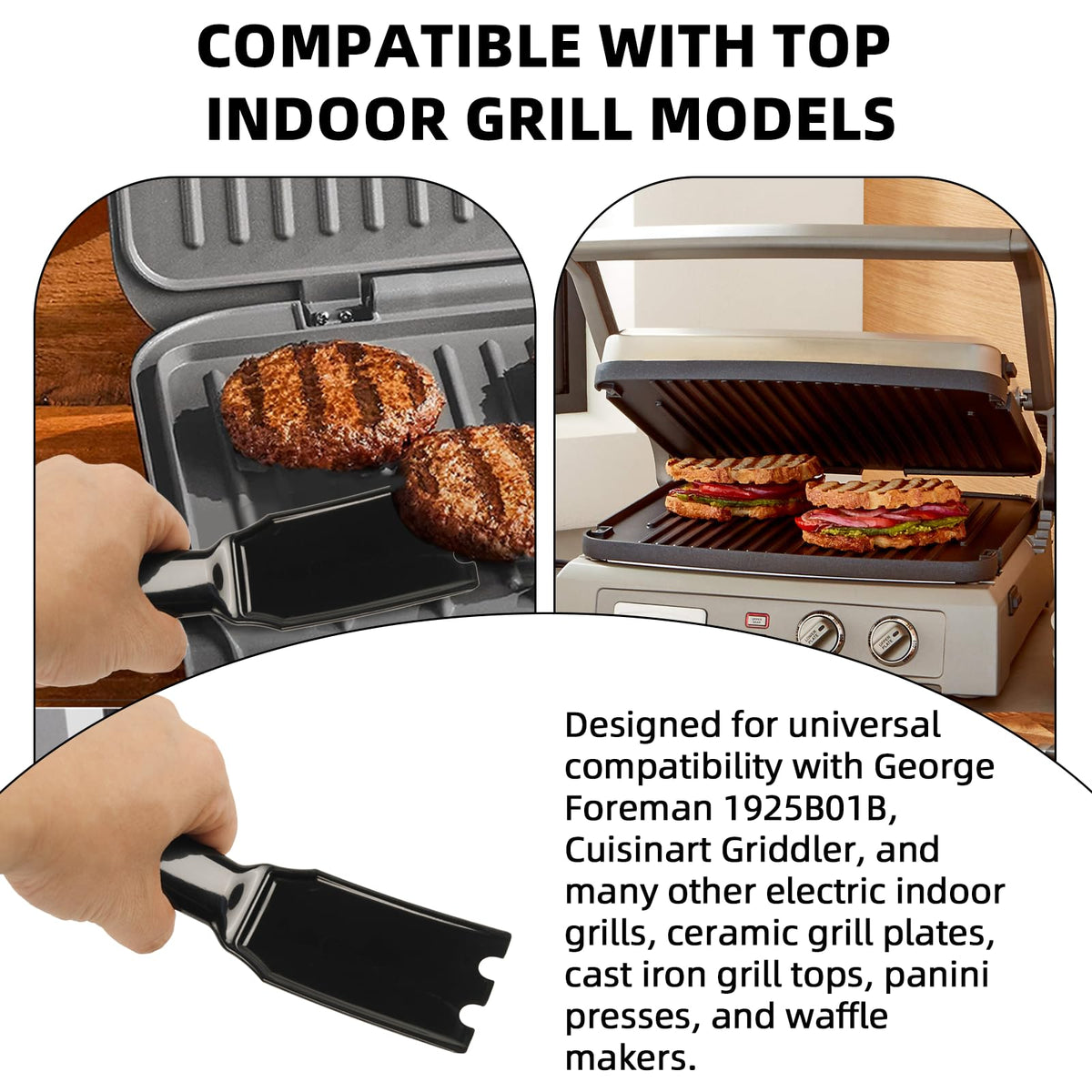 Safe for non-stick surfaces like Teflon and ceramic coatings with TonGass scraper.