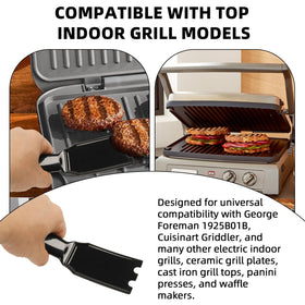 Safe for non-stick surfaces like Teflon and ceramic coatings with TonGass scraper.
