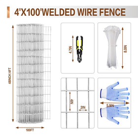 Tongmo 2x4 inch mesh close-up shows strong welds and even spacing.
