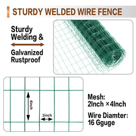 Tongmo welded wire used as chicken wire fencing for poultry containment.