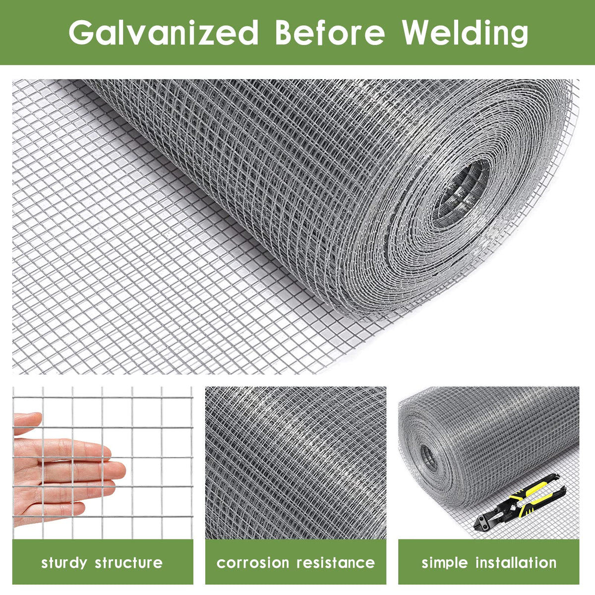 Tongmo multi-use netting fits chicken coops, ducks, rabbits, and general fencing