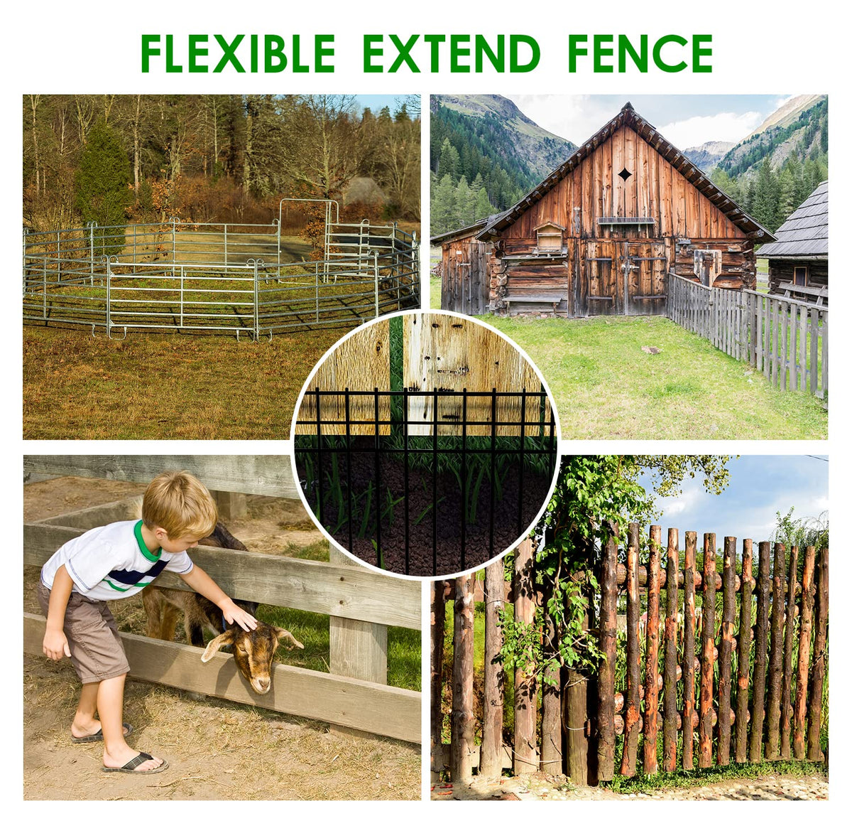 TONGMO easy-to-fit fence fills gaps between ground and fence lines