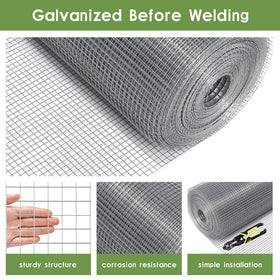 Tongmo galvanized welded wire roll shows rust-resistant outdoor fencing for poultry enclosures.