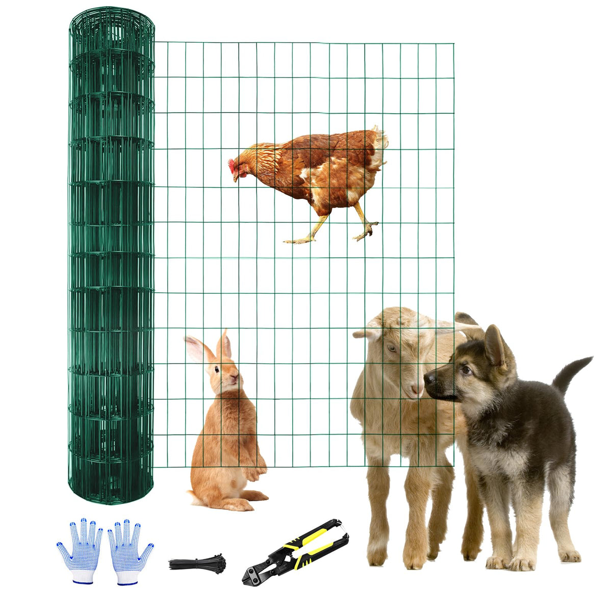 Tongmo green PVC coated welded wire roll ready for durable outdoor fencing