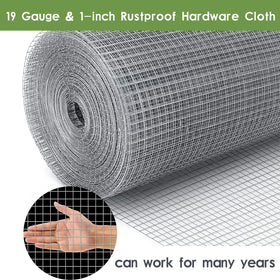 Tongmo poultry netting ideal for coop protection and small critter exclusion