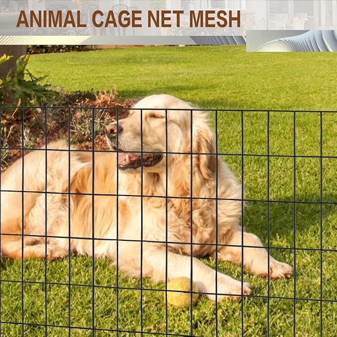 Tongmo fence close-up shows sturdy weld joins for durability