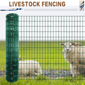 Tongmo fence rolled out along a yard edge for versatile fencing needs.
