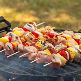 TONGYE appetizer skewers for fruit and cheese enable easy fondue dipping