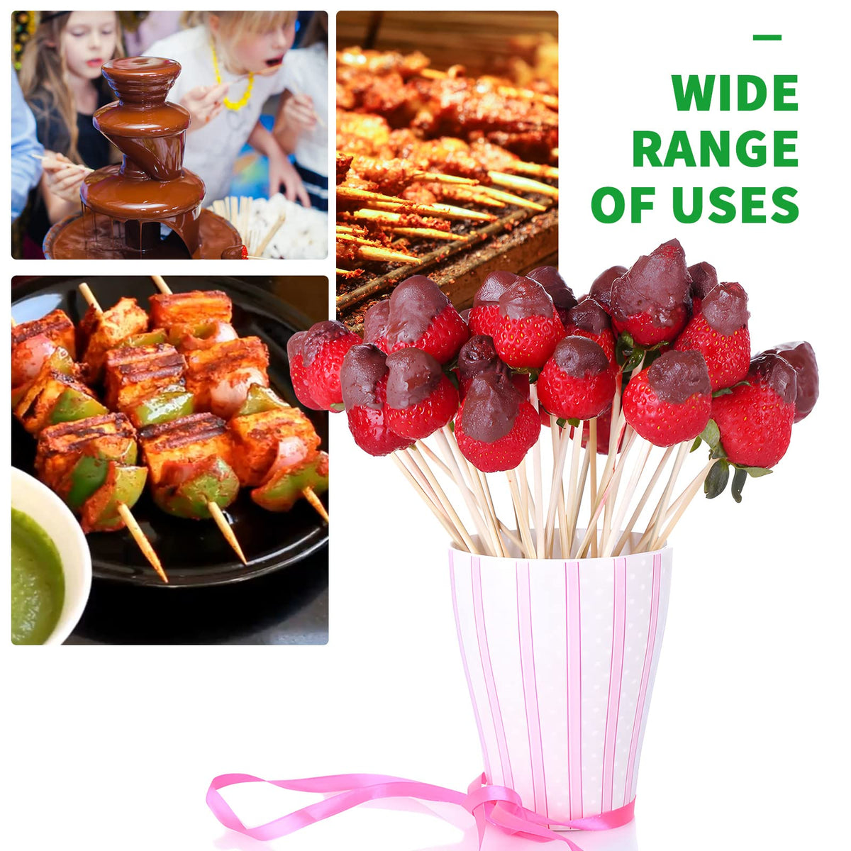TONGYE chocolate fountain skewers for desserts dipping