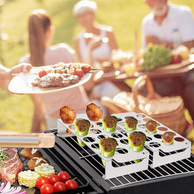 Tongyuyan chicken legs on grill show even spacing