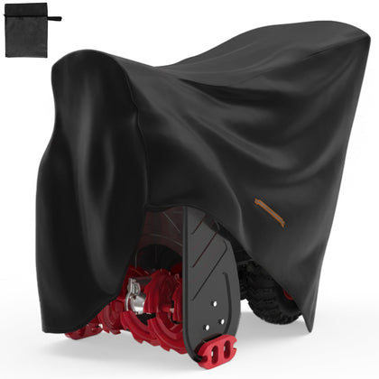 TONINT snow blower cover in heavy-duty 210D fabric protecting indoor equipment