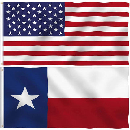TONOS american flag 5x3ft with sturdy canvas header for outdoor use